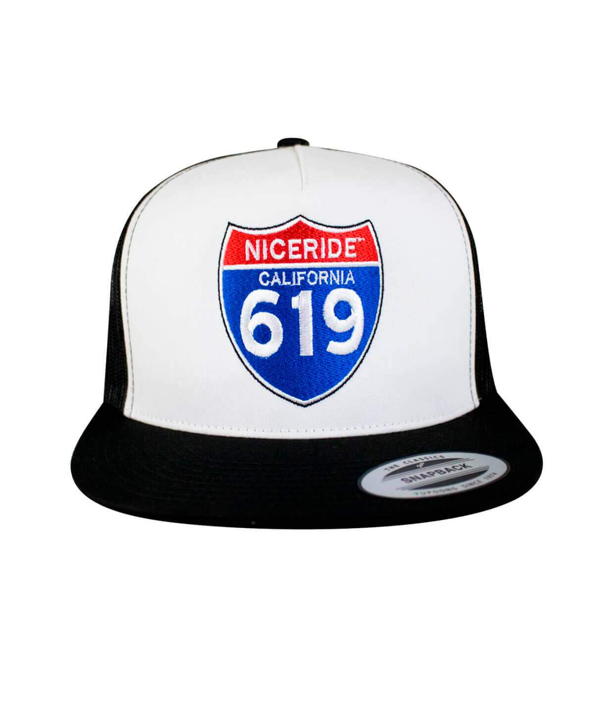 Interstate 619 Trucker Classic Snapback Baseball Cap - Adjustable Mesh Back Hat for Men & Women - Perfect for Truck Driving, Outdoor Activities & Casual Wear
