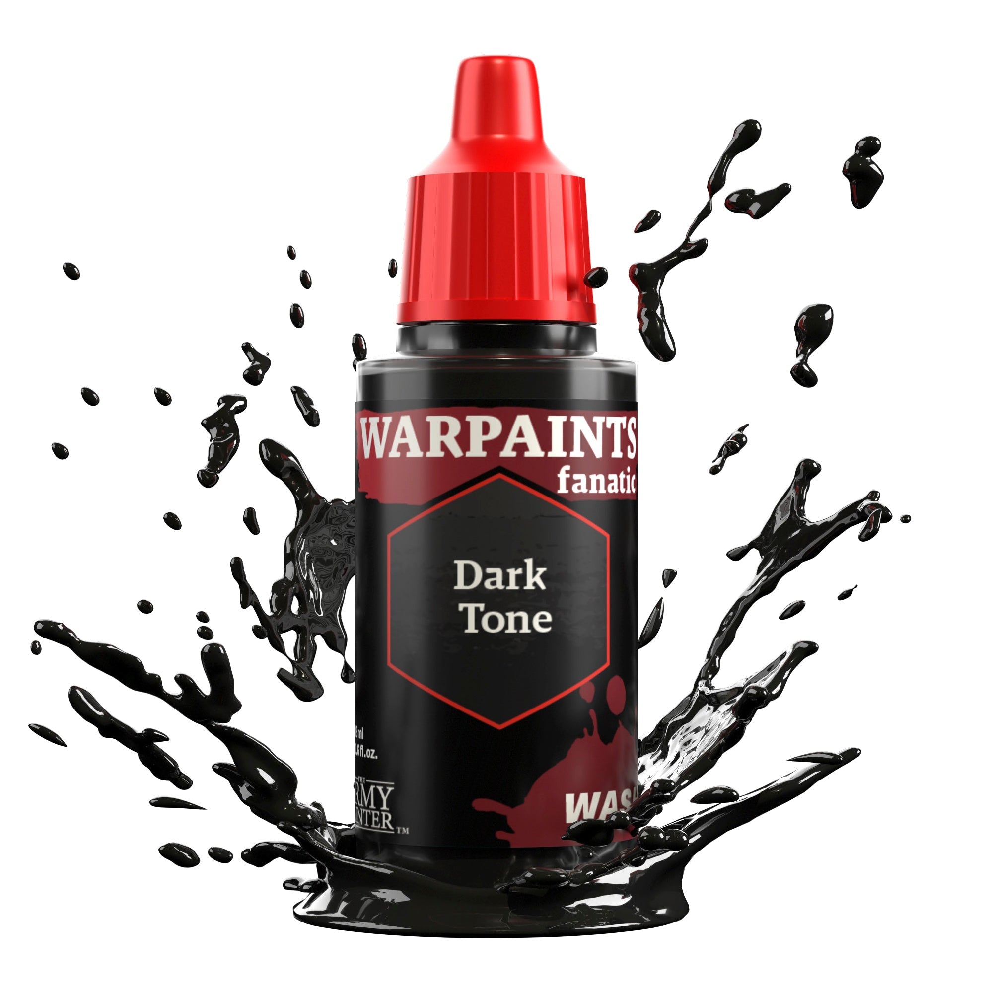 Warpaints Fanatic Wash: Dark Tone Miniature Paint Set - Perfect for Warhammer, D&D, and Tabletop Gaming