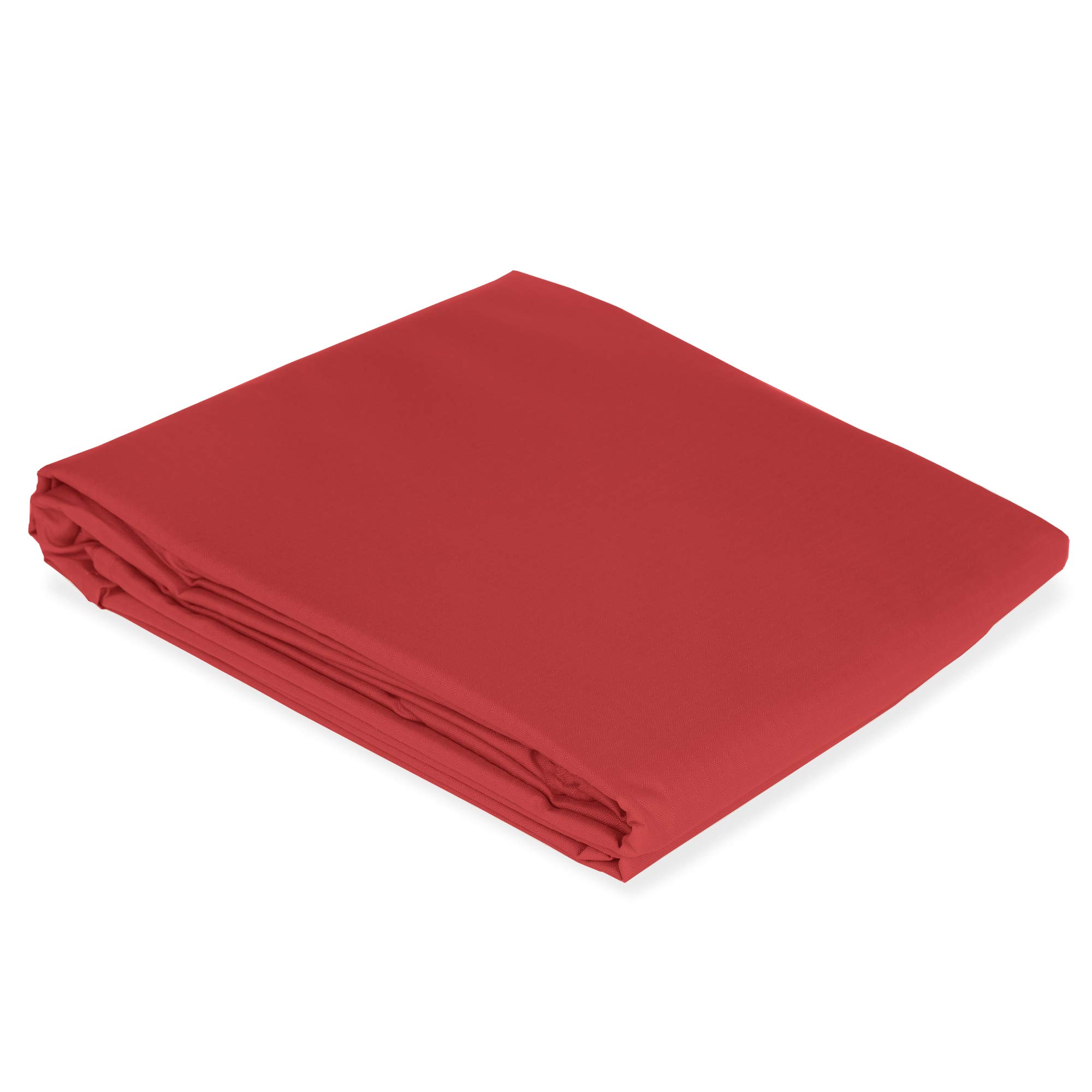 Lowe's Offset YJAF-819R Umbrella Replacement Canopy Top Cover - RipLock 350 Technology - Cinnabar Red - Durable Outdoor Patio Shade Solution for Backyard, Poolside & Garden
