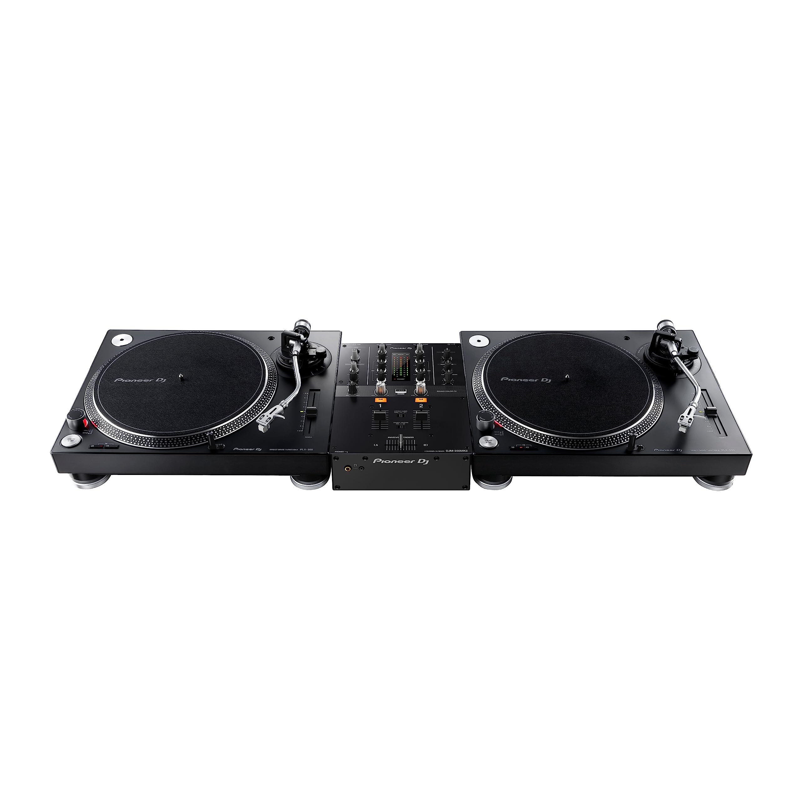 Pioneer DJ DJM-250MK2 Professional 2-Channel DJ Mixer for Clubs, Parties & Home DJing – High-Quality Audio Mixing & Performance