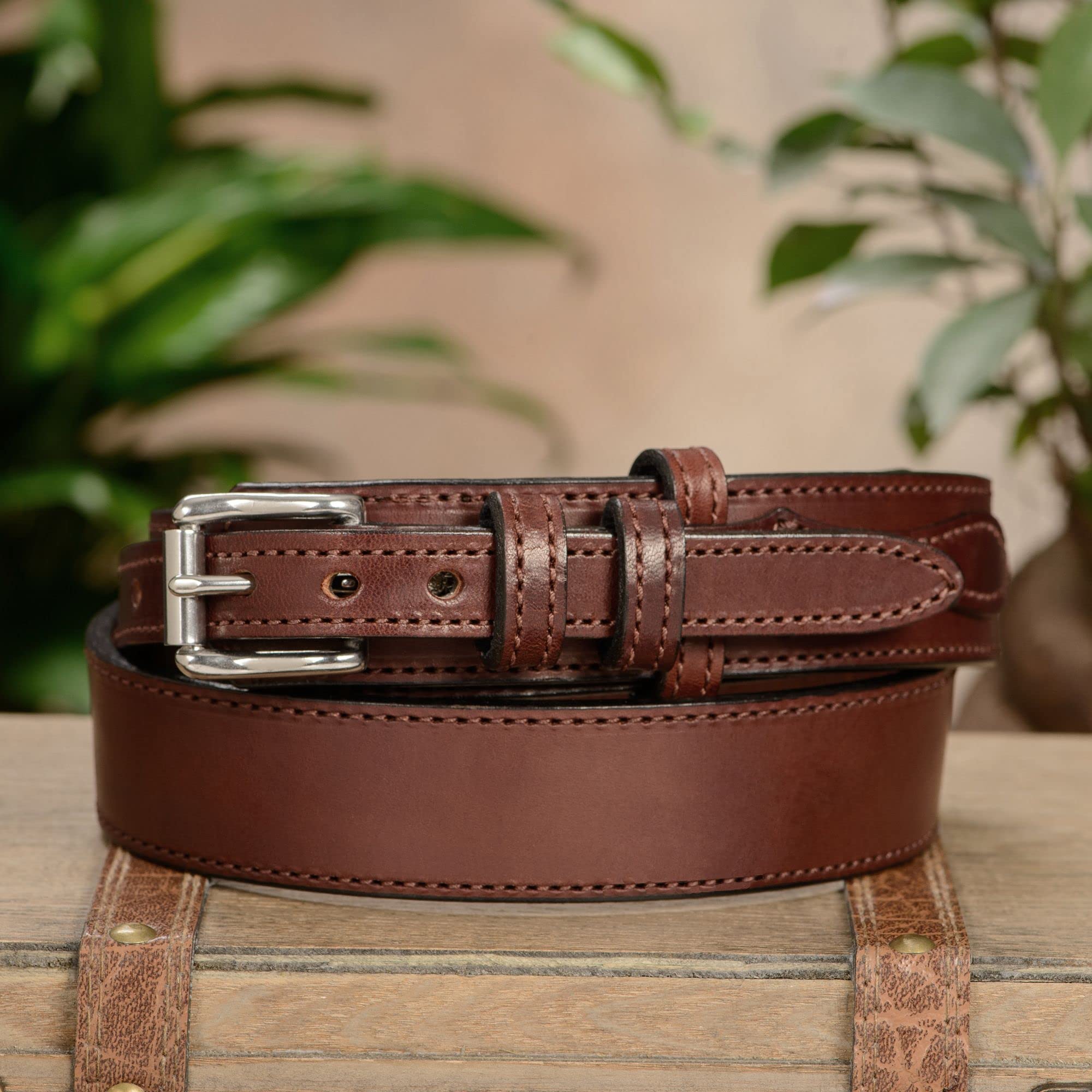 Premium Bullhide Leather Belt for Men - 1.50