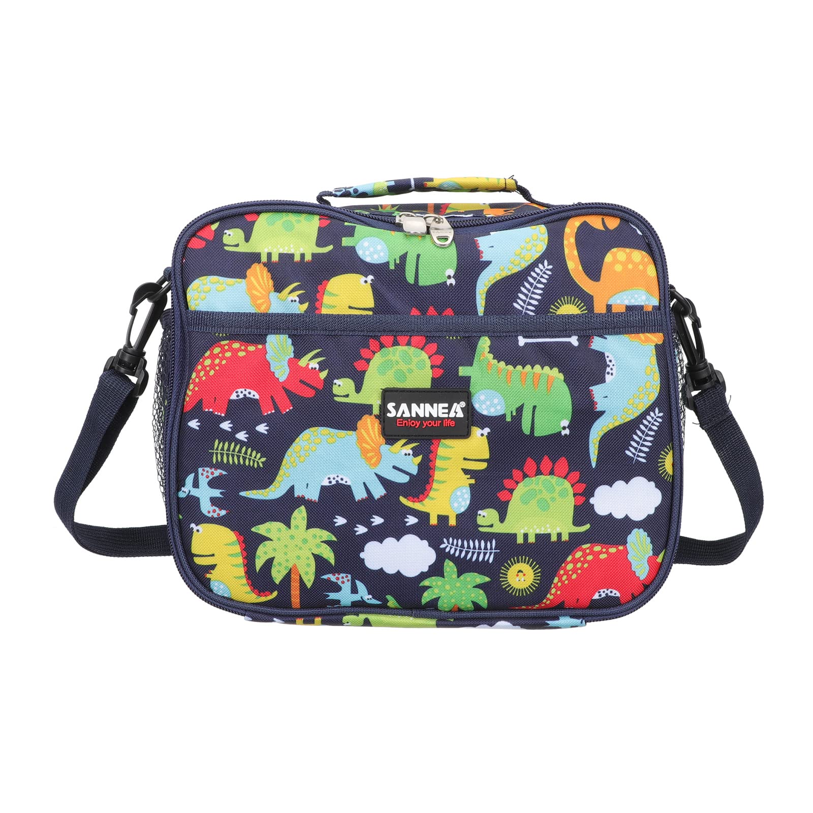 Cute Cartoon Lunch Box Insulated Food Bag - Durable Oxford Cloth Tote for School, Work & Picnics | Bento Carrier, Meal Prep Pouch & Home Storage Solution