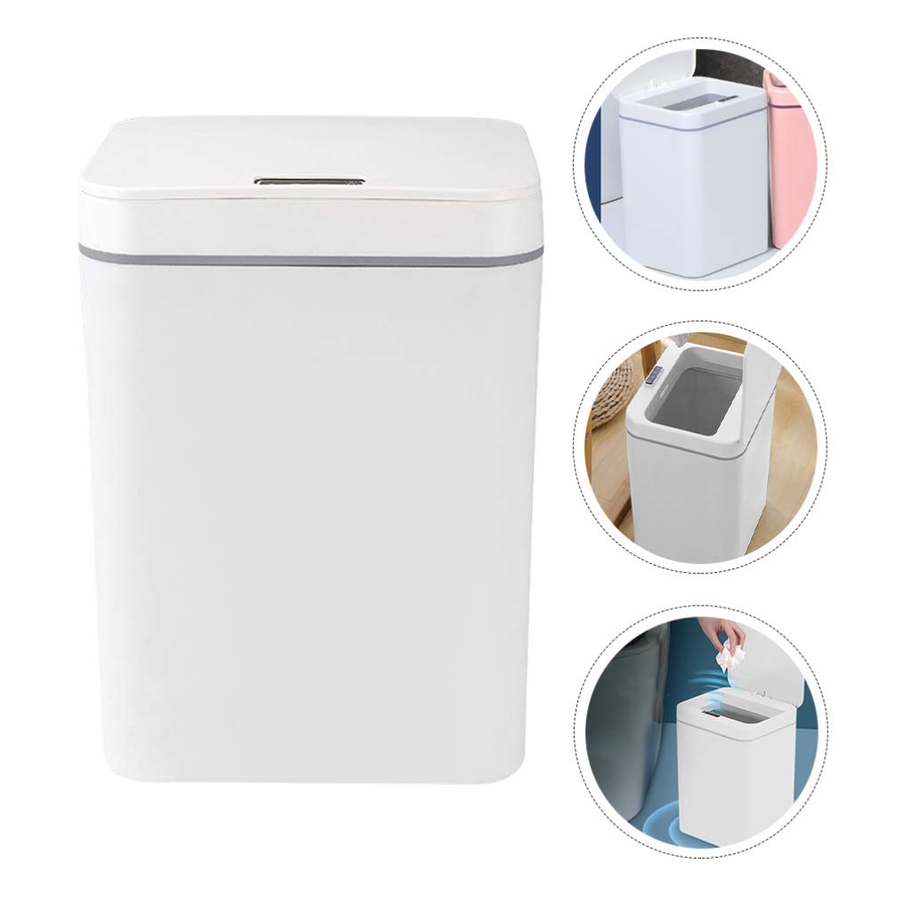 Automatic Sensor Trash Can - Smart Induction Garbage Bin with Motion Sensor, Hands-Free Waste Container for Kitchen, Bathroom, Office & Home Use