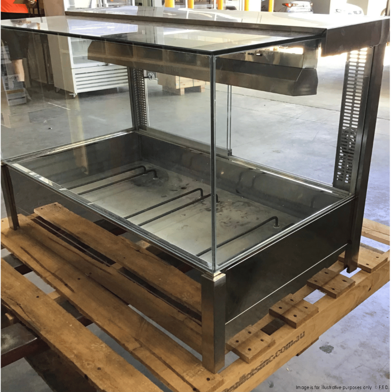 Premium Bonvue BM11SC QLD280 Square Countertop Bain Marie for Wet & Dry Food - Ideal for Restaurants, Catering & Buffets