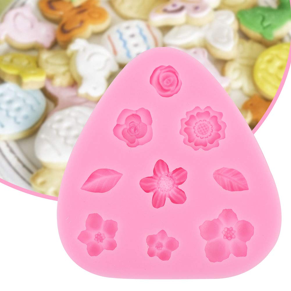 Premium Silicone Flower Cake Mold - DIY Baking Fondant Cupcake & Mooncake Maker for Birthdays, Weddings, and Party Decorations