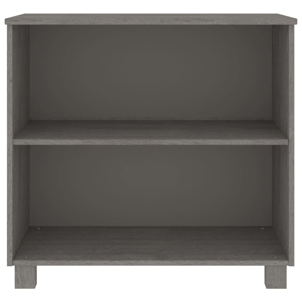 Modern Light Gray Solid Wood Pine Sideboard - 33.5