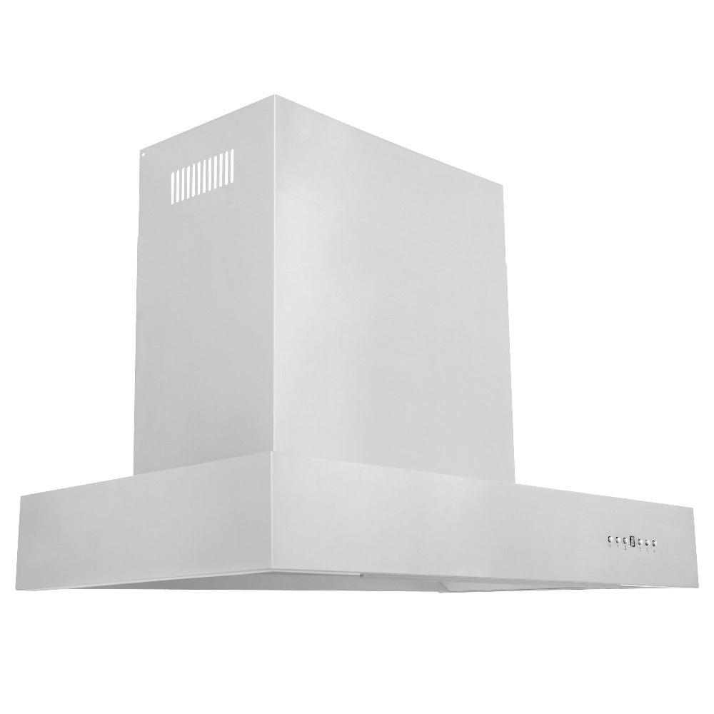 ZLINE Convertible Professional Wall Mount Range Hood - 36 Inch Stainless Steel Kitchen Vent Hood with LED Lights & Powerful Exhaust Fan - Perfect for Modern Kitchens & Open Concept Homes