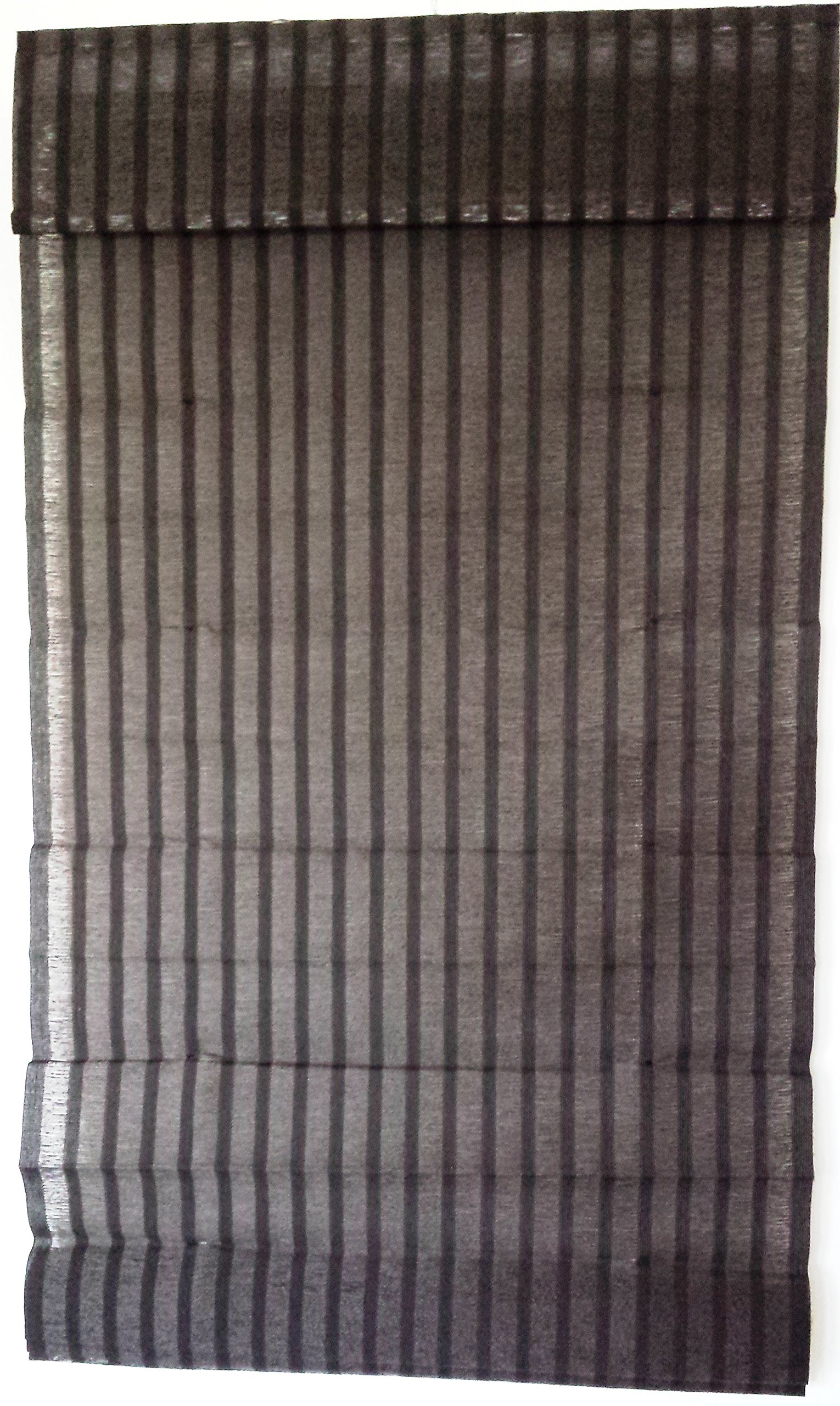 Sun+Shadow Softamatik 402370.07 Roman Blind 40 x 130 cm Graphite - Blackout Window Shade for Bedroom, Living Room & Office Privacy
