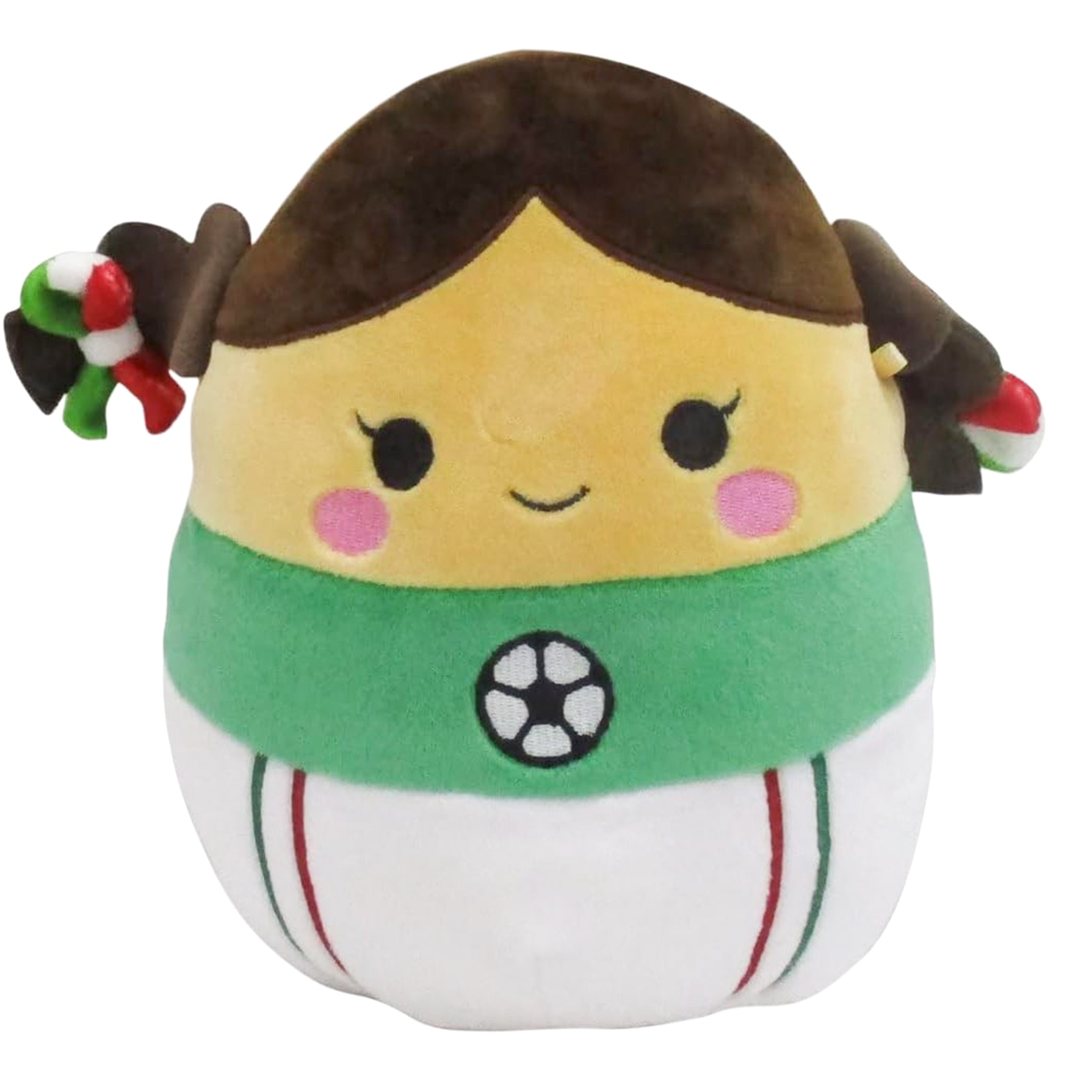Official Squishmallow Savita the Soccer Girl Plush Toy - 8
