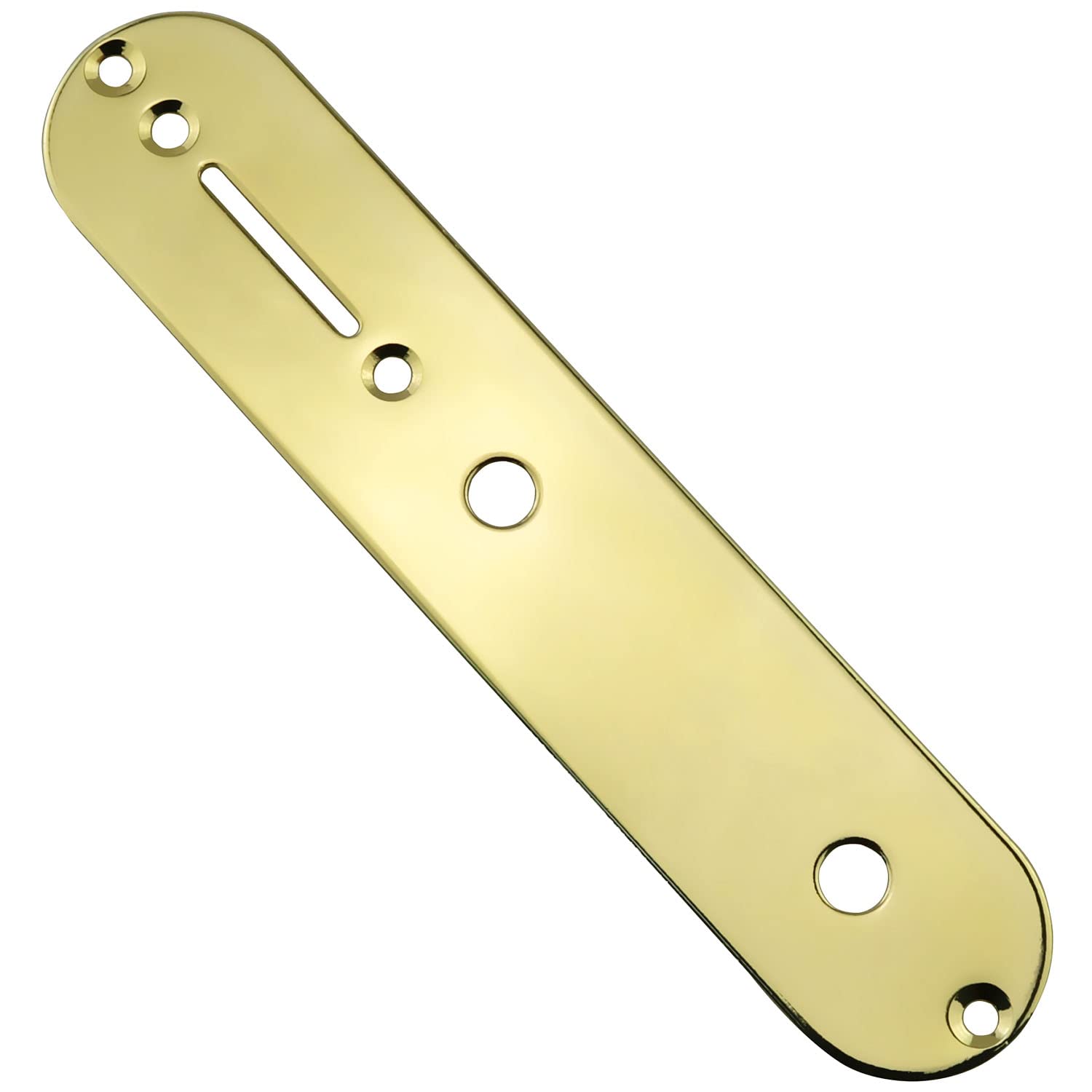 Golden Electric Guitar Telecaster Control Plate - Premium Replacement Part for Tele Guitar - Perfect for Upgrades, Repairs & Custom Builds