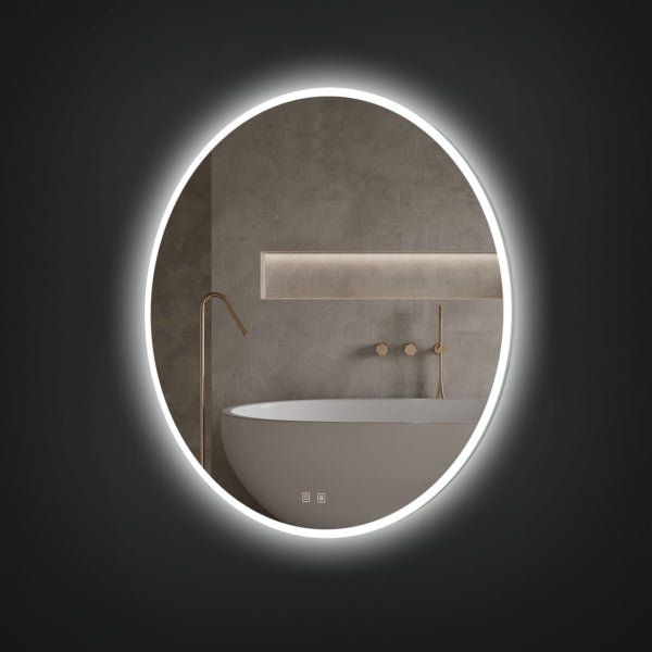 ICO Bennett LED Mirror - Vanity Mirror with Touch Control, Dimmable Lights for Makeup, Shaving & Skincare - Perfect for Bathroom, Bedroom & Dressing Table