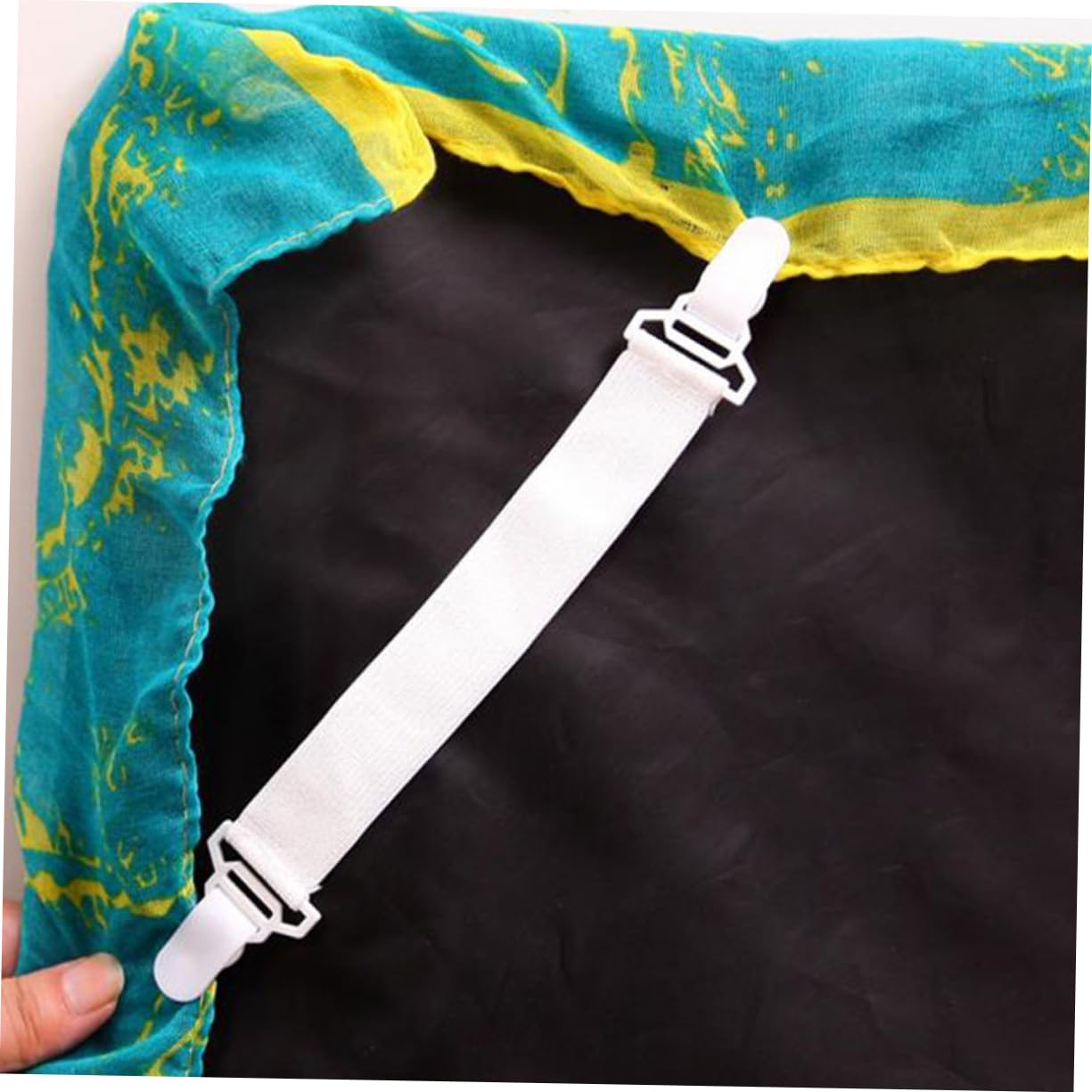 Uonlytech 20-Pack Heavy Duty Sheet Straps - Secure Mattress & Keep Bed Sheets in Place - Perfect for Deep Pocket, Adjustable & King Size Beds - Ideal for Home, Hotel & Dorm Organization