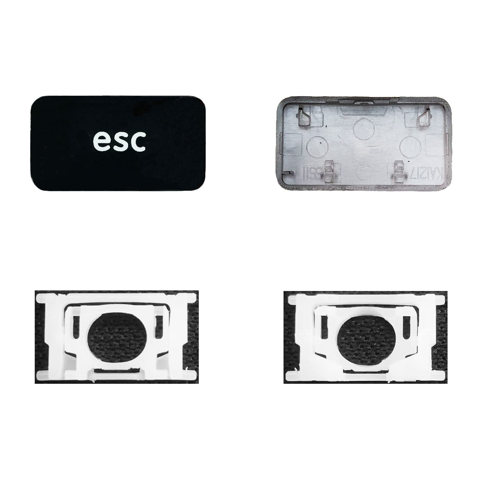 Replacement ESC Keycap & Hinge for MacBook Pro Retina A1425 A1502 A1398 & MacBook Air A1369 A1466 - Compatible Keyboard Repair Part for Easy DIY Fix | Perfect for Broken or Missing Keys