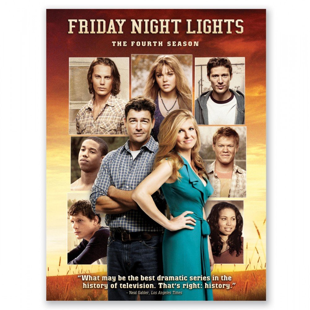 Friday Night Lights Season 4 DVD - Complete TV Show Series Box Set | High School Football Drama | Perfect for Binge-Watching Weekends & Sports Fans Gift