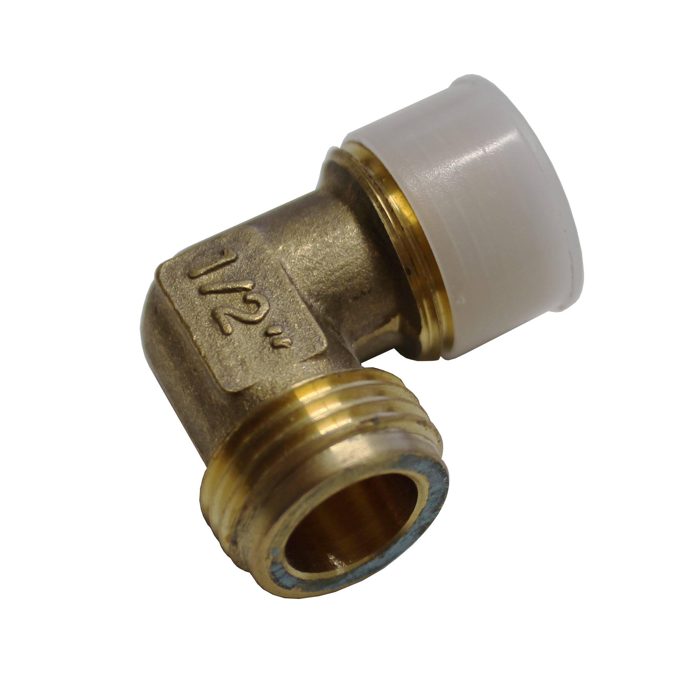 1/2 Inch Gas Regulator Elbow Fitting - Brass Connector for Gas Lines, BBQ Grills & Outdoor Appliances - Perfect for Home, RV & Camping Use