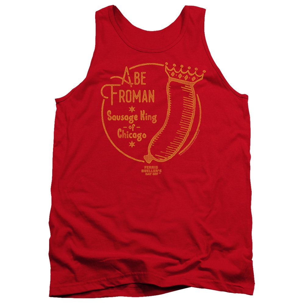 Ferris Bueller Abe Froman Unisex Tank Top - Vintage Movie T-Shirt for Men & Women - Perfect for Casual Wear, Cosplay & 80s Theme Parties