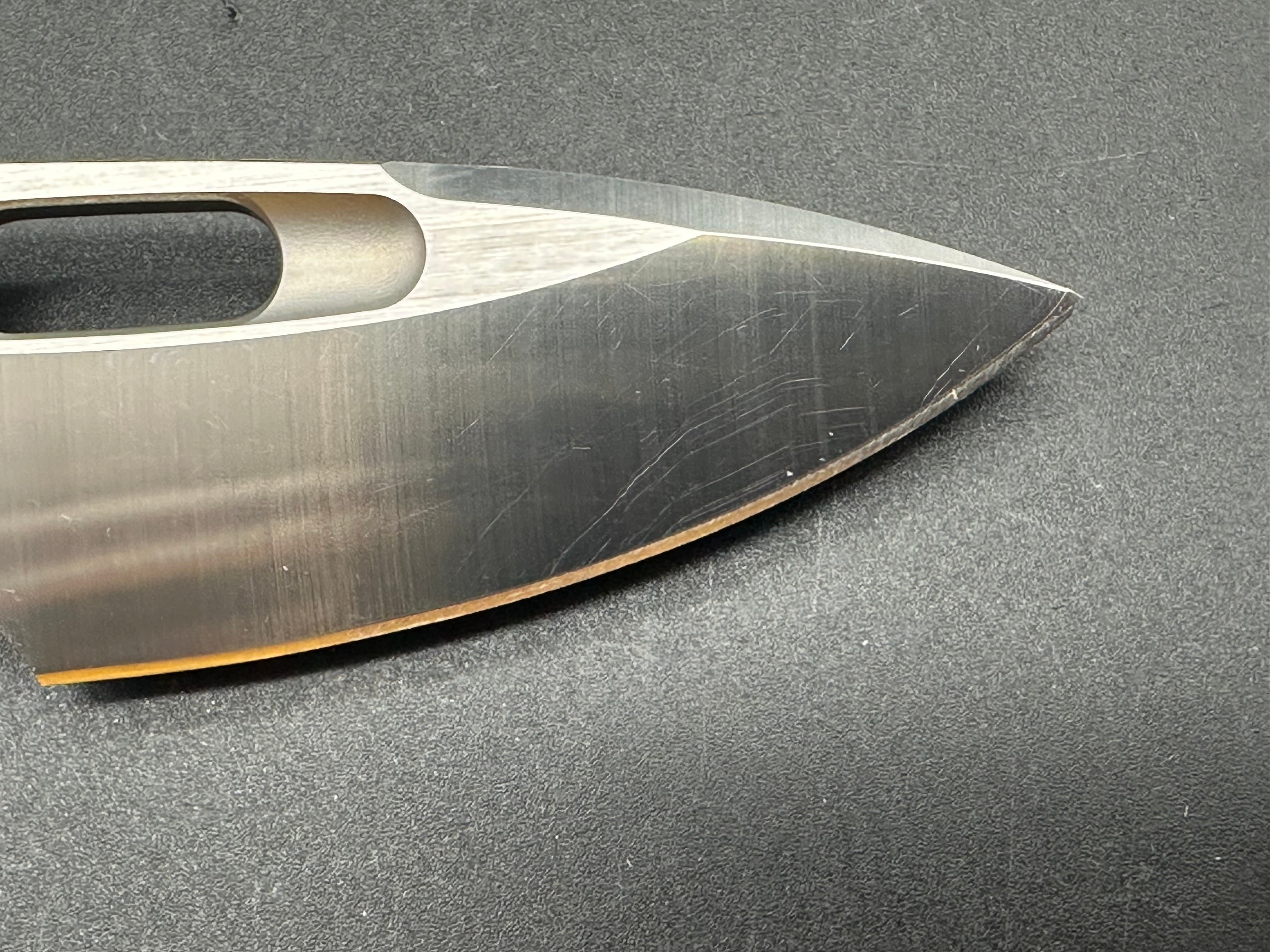Empedc Nymble M390 Folding Pocket Knife - Stonewash Finish - Premium EDC Knife for Camping, Hiking, and Everyday Carry