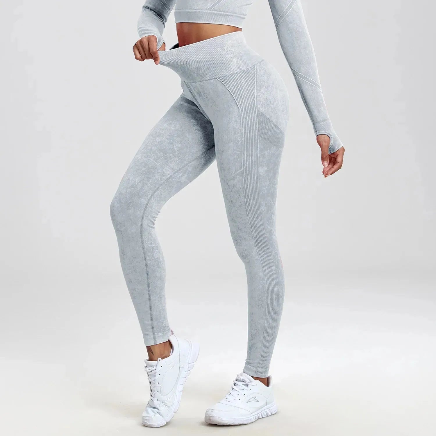 NORMOV High Waist Seamless Yoga Pants for Women - Push Up Workout Leggings, Elastic Running & Fitness Tights - Perfect for Gym, Yoga, Pilates & Everyday Wear