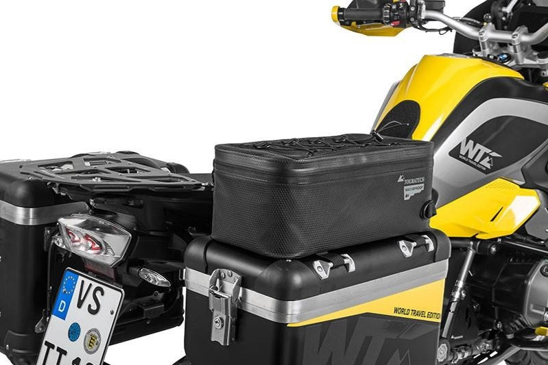 Touratech Extreme Waterproof Aluminum Pannier Lid Bag - Durable Motorcycle Luggage for Adventure Riding & Off-Road Travel