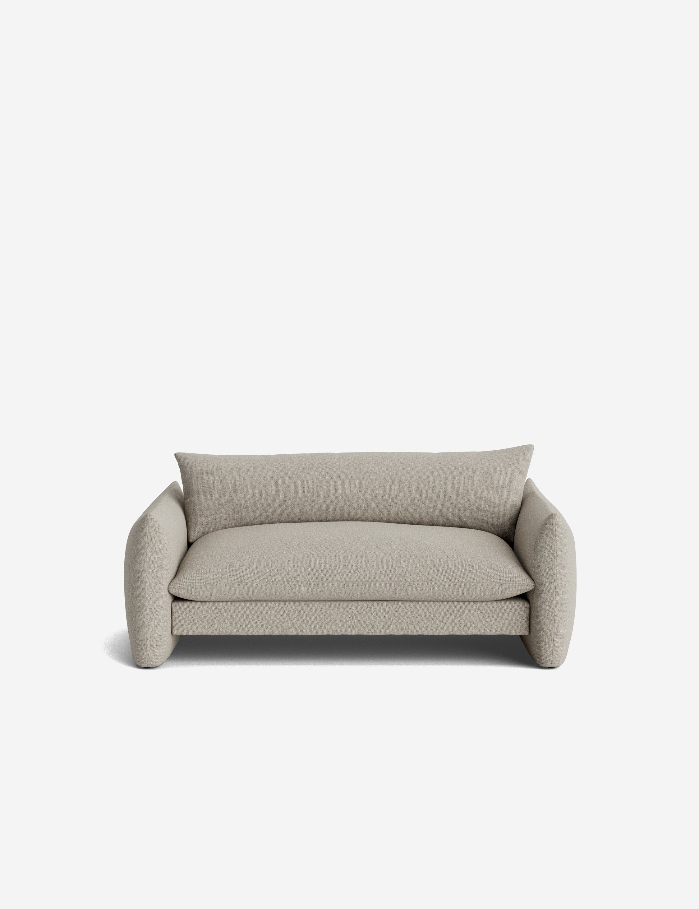 Banks Sofa - Modern Comfortable Couch for Living Room, Lounge & Home Theater - Premium Fabric Upholstered Sectional Sofa with Soft Cushions