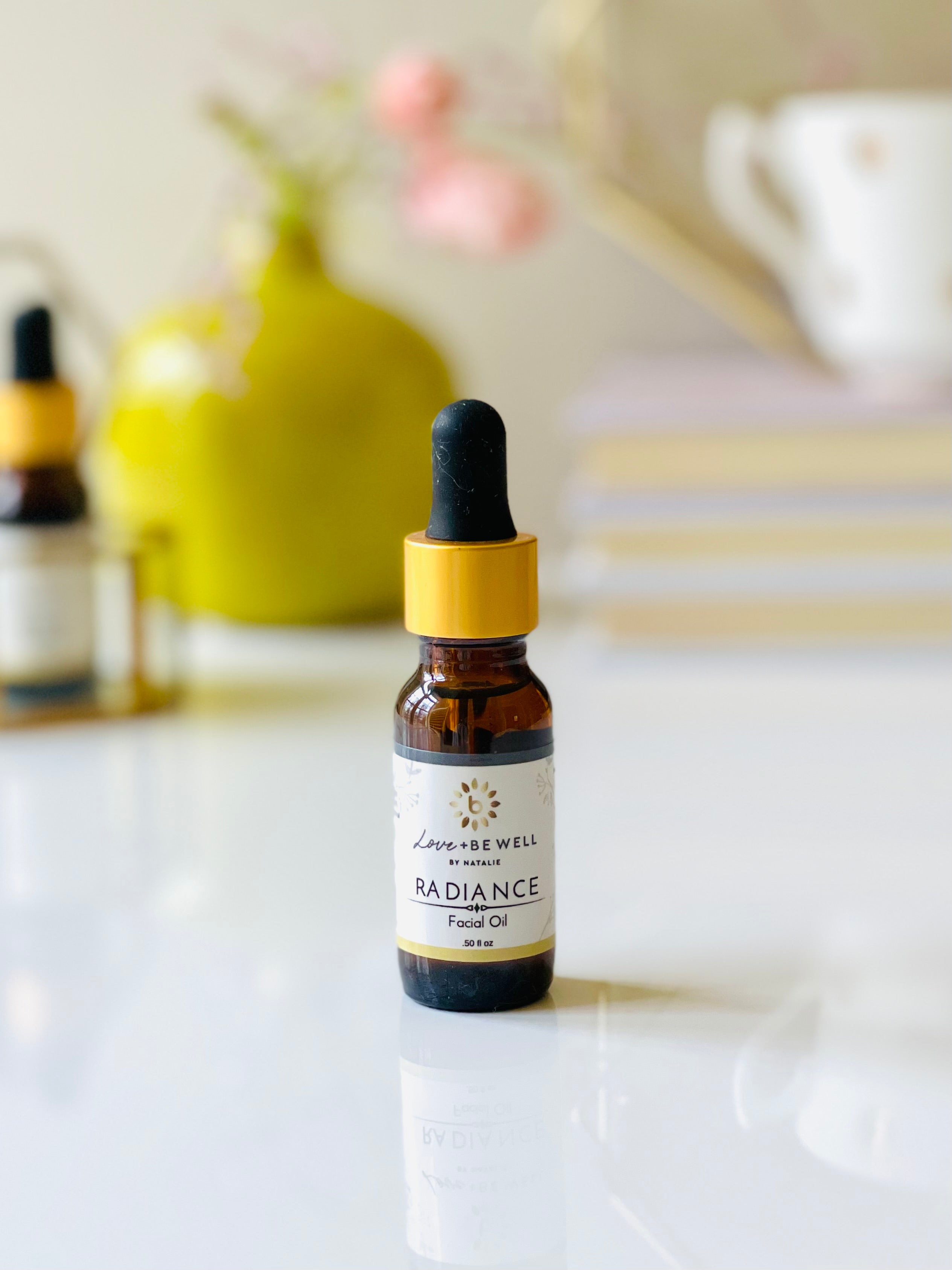 Radiance Facial Oil - Organic & Natural Skincare for Glowing Skin | Hydrating & Anti-Aging Face Oil for Day & Night Use | Perfect for Dry, Sensitive & Mature Skin
