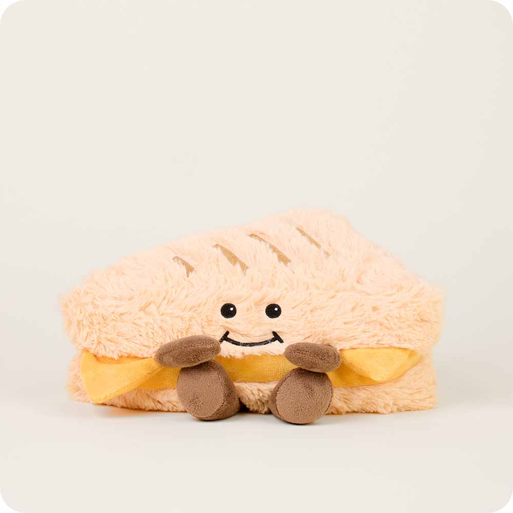Grilled Cheese Warmies - Cozy Microwaveable Heating Pad for Stress Relief & Pain Relief - Perfect for Cold Days, Relaxation & Comfort at Home or Office