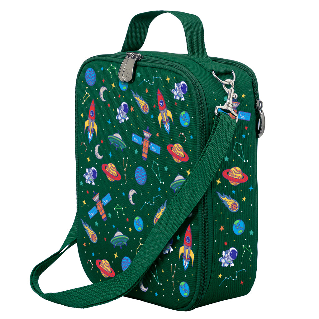 Galaxy Boy Large Insulated Lunch Bag for School, Work & Picnics - Durable Reusable Cooler Lunch Box for Men & Women - Perfect for Office, Travel & Outdoor Activities