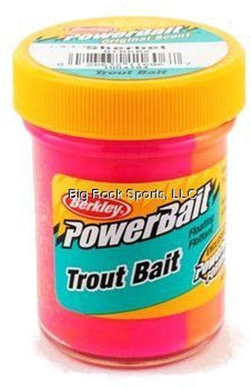 Berkley PowerBait Trout Fishing Bait - 1.75oz Jar - Ideal for Freshwater Trout Fishing in Rivers and Lakes