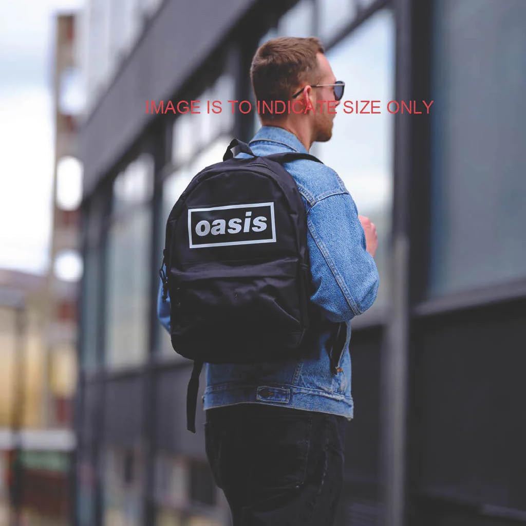 Official Rocksax Black Backpack with Wings Band Logo - Stylish & Durable School, Travel & Everyday Carry Bag