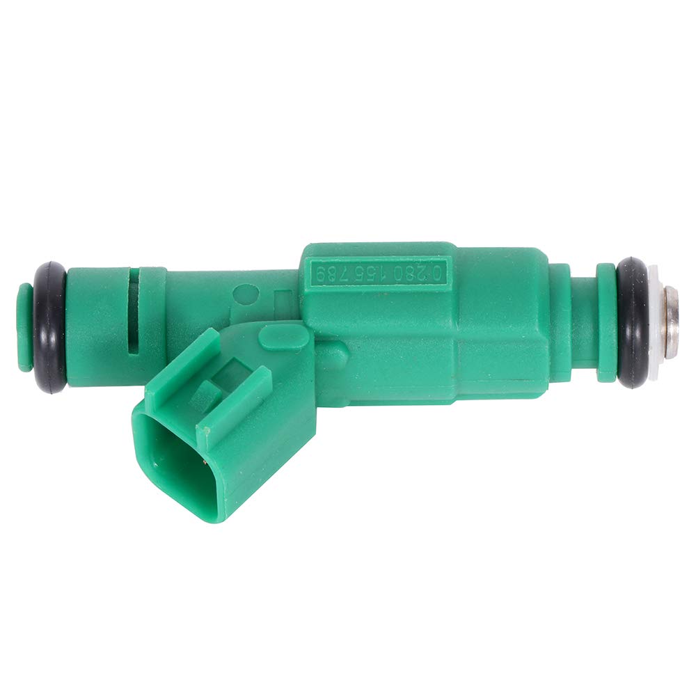 8 PCS Fuel Injectors 0280155789 Compatible with Buick Allure Century LaCrosse Regal, Chevy Impala Monte Carlo Venture, Pontiac Grand Prix Montana Trans Sport - 4 Hole Design for Improved Engine Performance & Fuel Efficiency