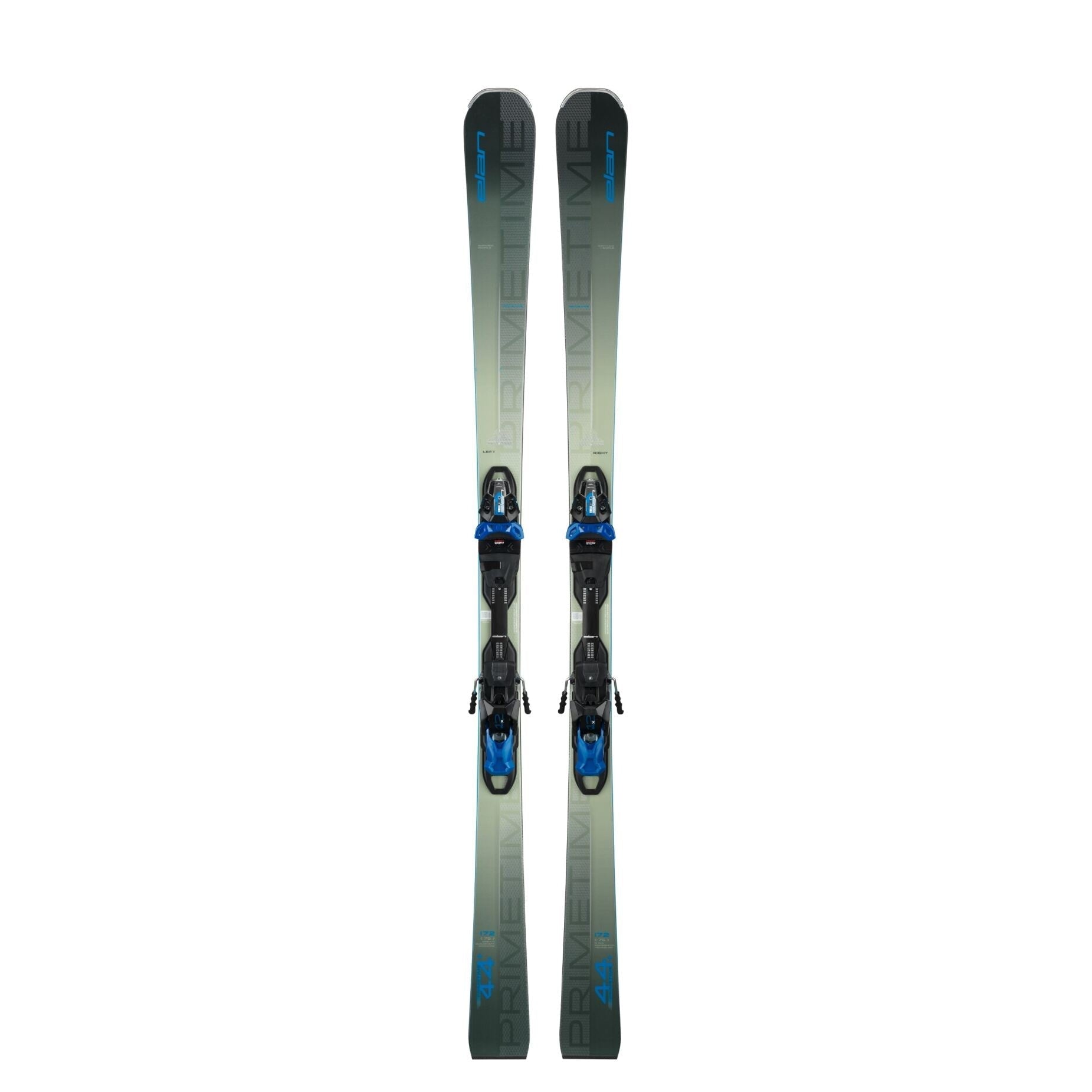 Elan PRIMETIME 44+ FX Ski with EMX12.0 DB112521 Binding 2025 - High-Performance All-Mountain Skis for Men & Women | Perfect for Powder, Groomers & Freeride Skiing