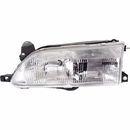 1993-1997 TOYOTA COROLLA Driver Side Headlight Assembly - OEM Replacement Part #TO2502107 - Perfect for Night Driving & Vehicle Restoration Projects