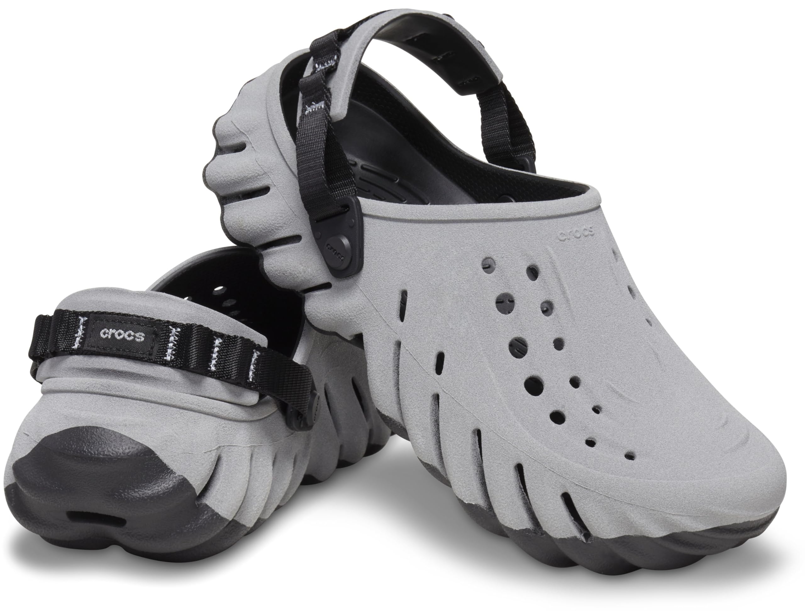 Crocs Unisex-Adult Echo Clogs | Comfortable Slip-On Water Shoes for Men & Women | Perfect for Beach, Pool, Garden & Casual Wear