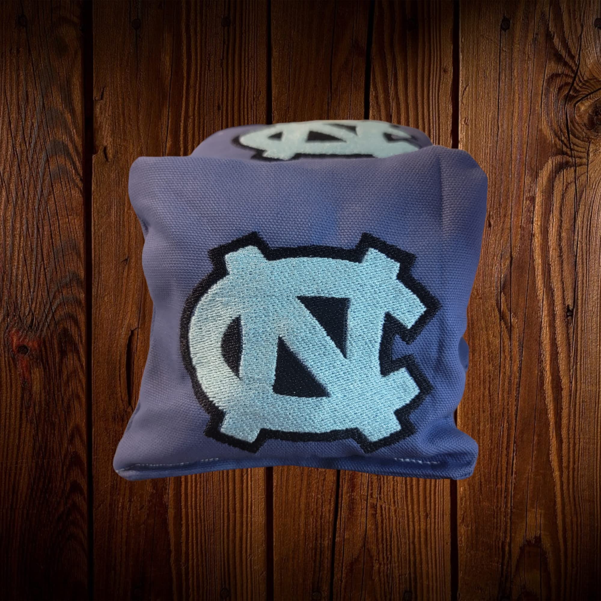 Premium All-Weather UNC Cornhole Bags Set of 8 - Durable Outdoor Game Accessories for Tailgating, Backyard Parties & Beach Games