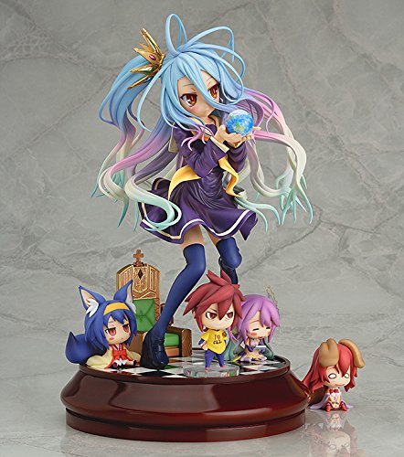 No Game No Life Shiro 1/7 Scale PVC Figure - Anime Collectible for Fans, Perfect for Display in Home, Office, or Gaming Room