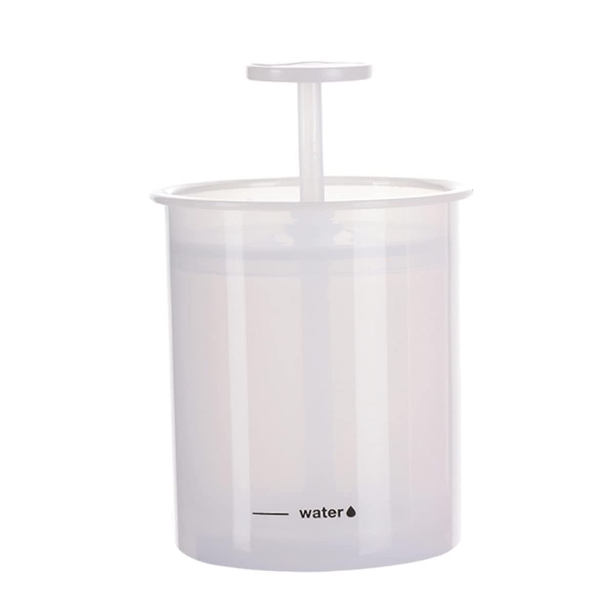 Plastic Foam Maker for Skincare & Face Cleanser | Travel-Friendly Bubble Maker Cup for Rich Lather | Perfect for Makeup Removal & Household Use | White