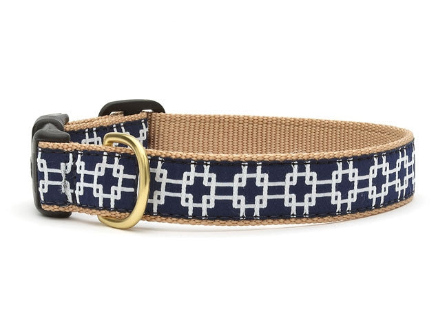 UpCountry Gridlock Dog Collar - Heavy Duty Nylon Pet Collar with Quick Release Buckle for Medium & Large Dogs - Perfect for Hiking, Training & Outdoor Adventures