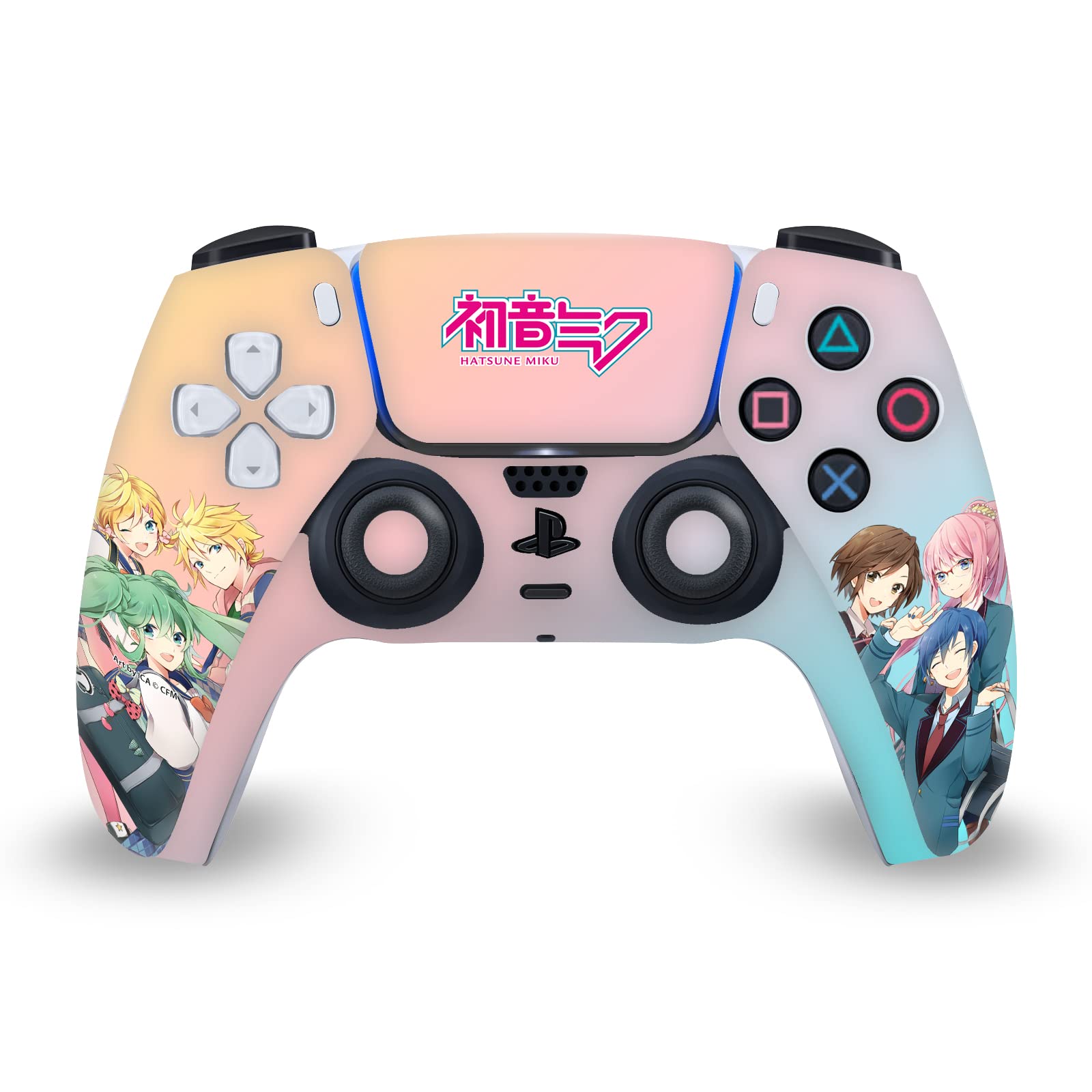 Hatsune Miku PS5 Controller Skin - DualSense Vinyl Decal for Gaming