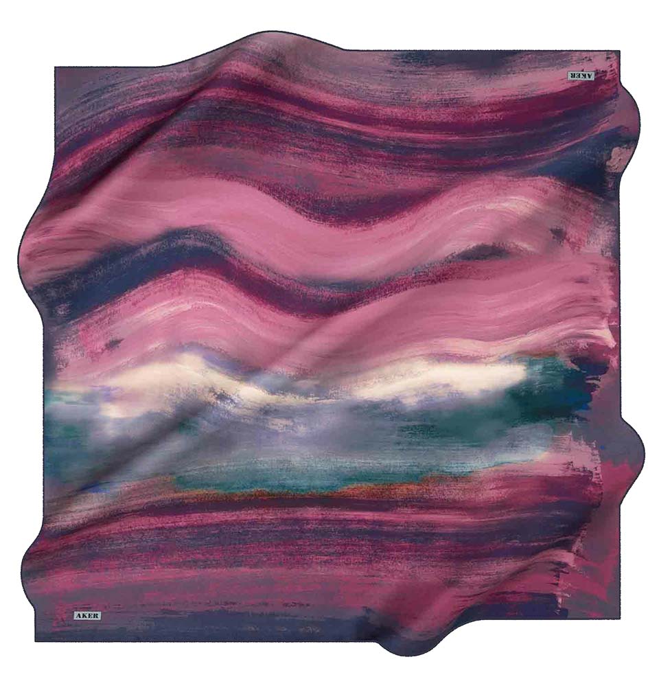 Aker Turkish Silk Hijab Scarf - Lightweight & Breathable for Spring & Summer 2020 - Soft Pink #8092 - Perfect for Daily Wear, Prayer & Special Occasions