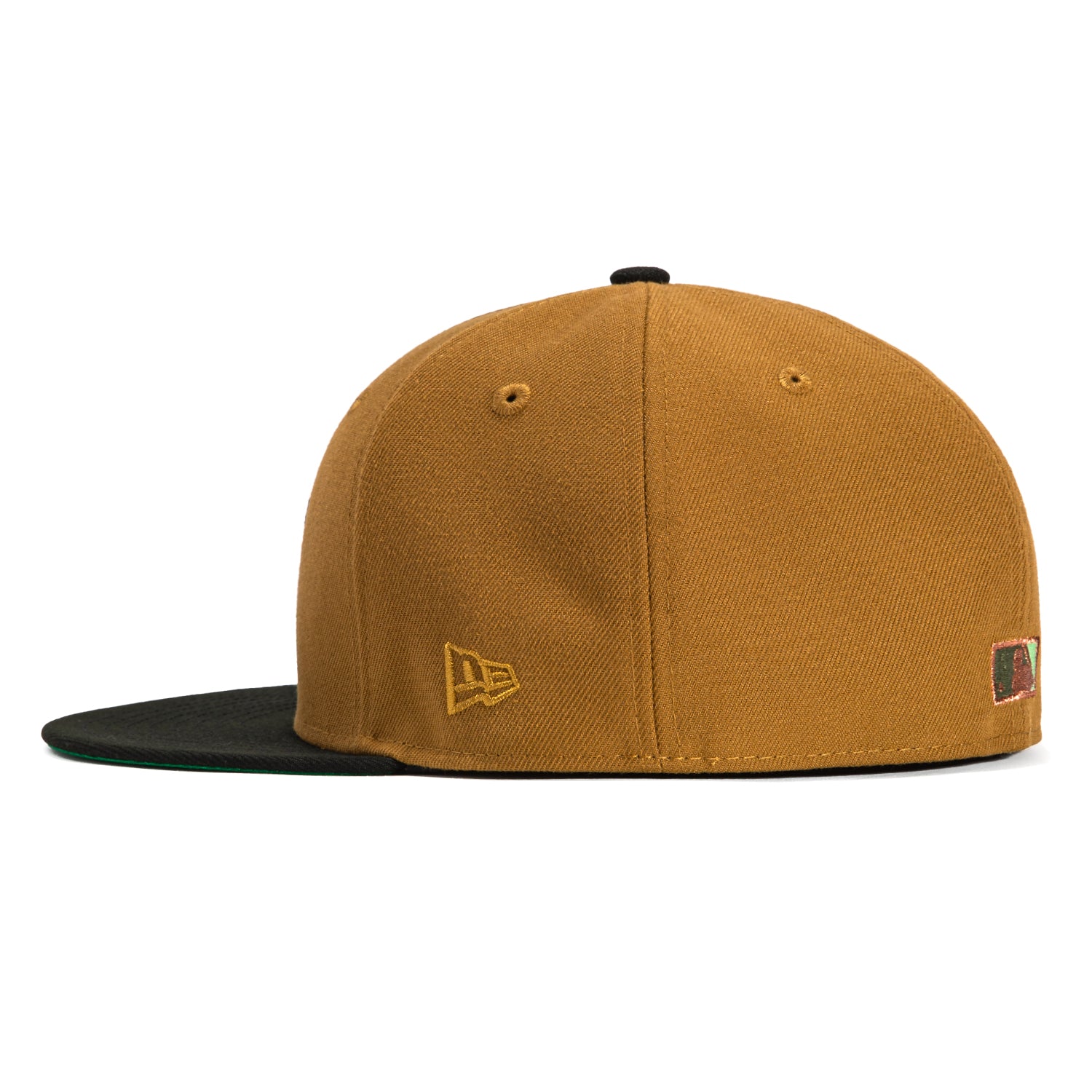 New Era 59Fifty San Francisco Giants 25th Anniversary Patch Snapback Hat - Old Gold & Black - Official MLB Licensed Baseball Cap for Men & Women - Perfect for Games, Collecting & Streetwear Fashion