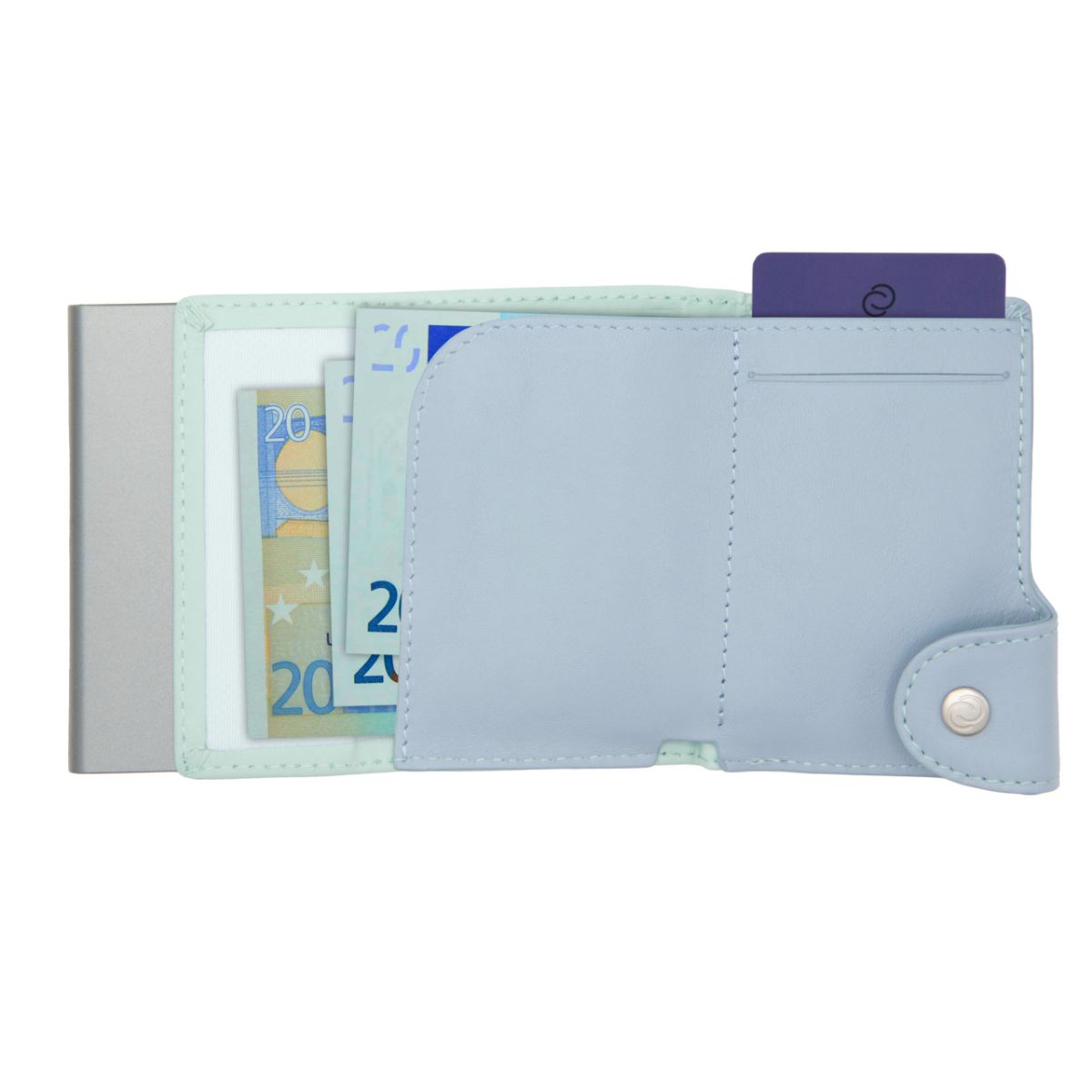 RFID Blocking Leather Wallet for Men & Women - Slim Bifold Credit Card Holder with Coin Pocket - Perfect for Travel, Business & Everyday Use