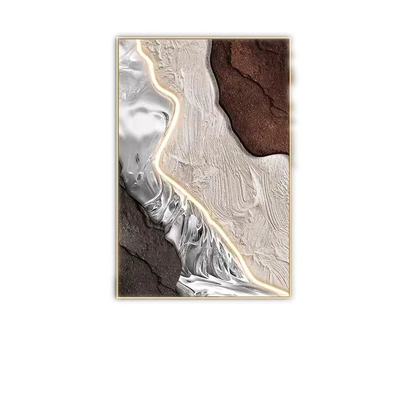 Abstract Art Wall Lamp - Modern LED Lighting for Living Room & Bedroom Decor | Energy-Efficient & Stylish Home Accent