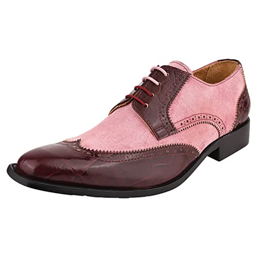 Burgundy Croco/Suede