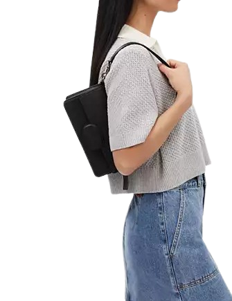Coach Eliza Flap Crossbody Bag with Leather Covered Closure - Stylish & Functional Women's Handbag for Work, Travel & Everyday Use