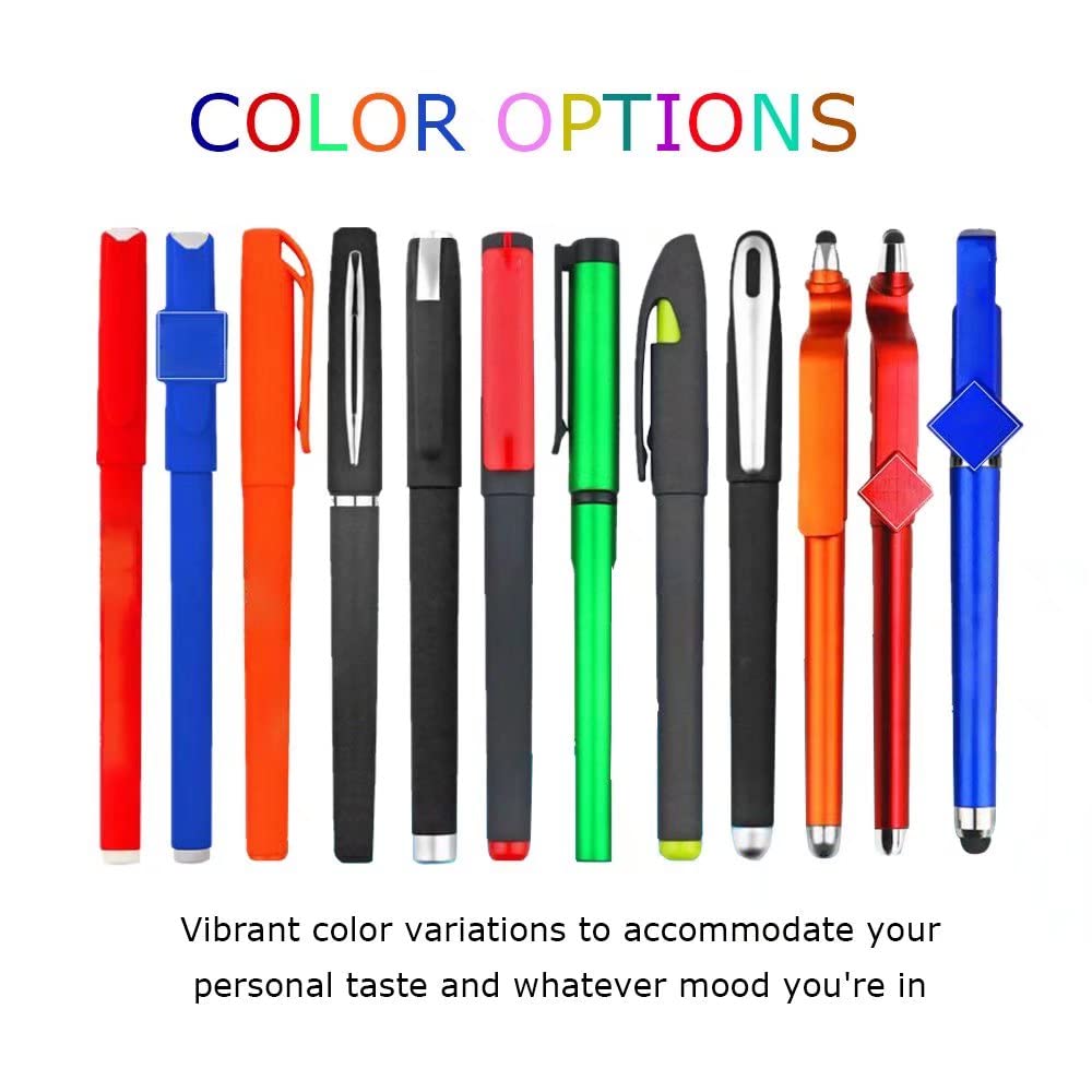 100 Pack Custom Printed Pens with Personalized Name & Text - Bulk Wholesale Promotional Gifts for Business Advertising - Perfect for Birthdays, Graduations, Office Supplies & Corporate Events - Engraved Logo & Custom Message Option - Style-15