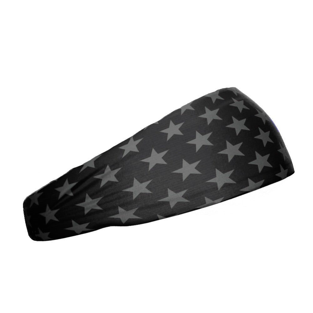 Thin Blue Line Headband - Adjustable & Comfortable Police Support Headband for Men & Women - Perfect for Workouts, Running, and Showing Support