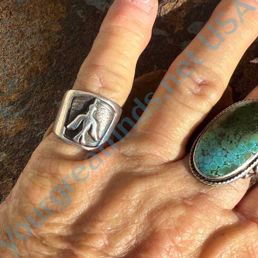 Sterling Silver Artisan Dove Wide Band Ring - Size 5.75 - Handcrafted Jewelry for Women - Perfect for Weddings, Anniversaries & Everyday Elegance