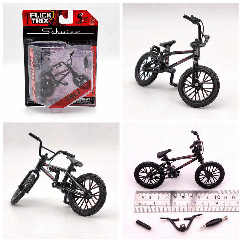 Premium Diecast Finger Bike FLICK TRIX - Miniature BMX Toy Bicycle Model for Kids & Collectors - Perfect Gift for Birthday, Party Favors & Desk Decor