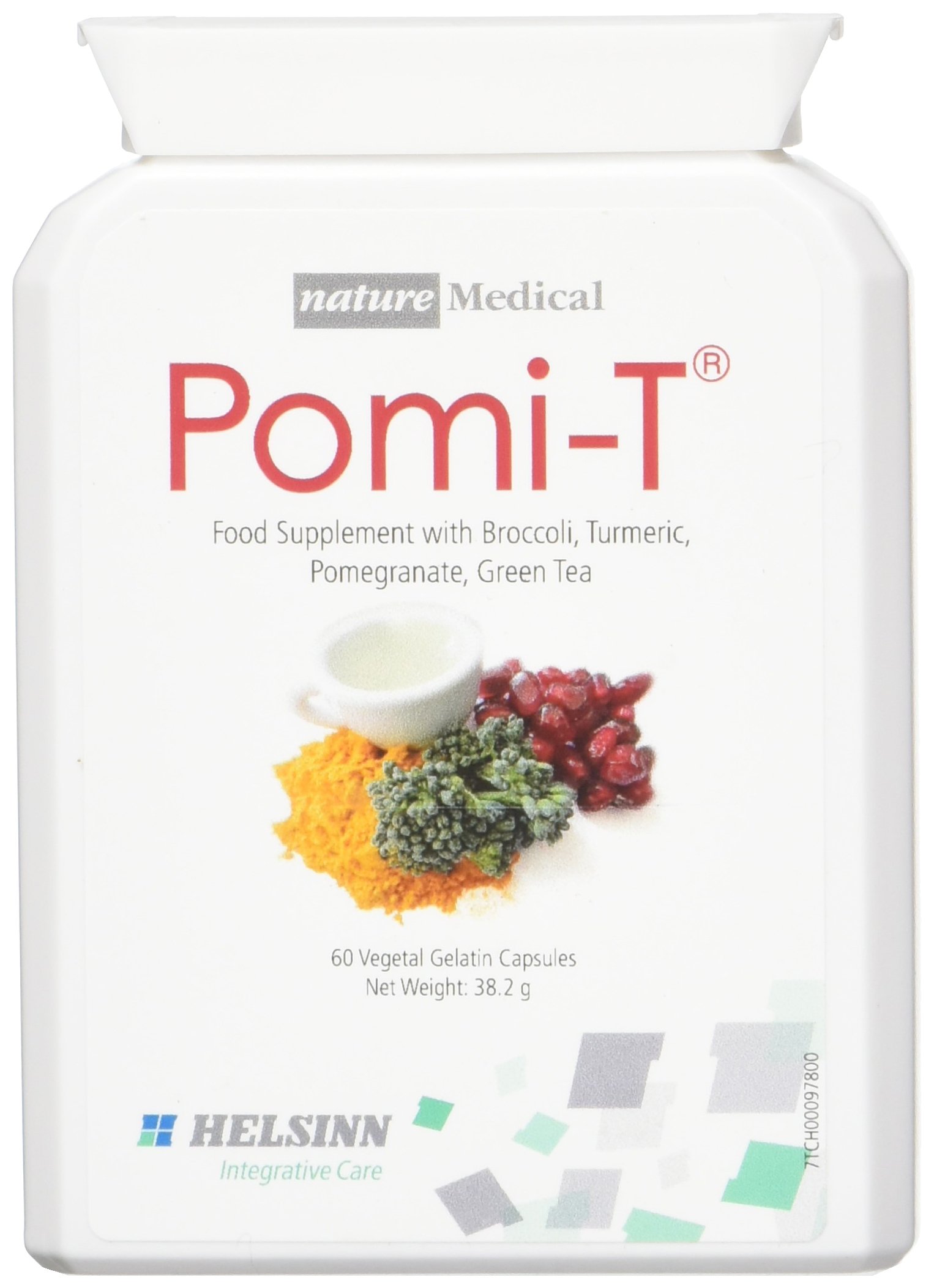 Pomi-T Polyphenol Food Supplement - 60 Capsules (Pack of 4) | Natural Antioxidant Support for Heart & Prostate Health | Perfect for Daily Wellness & Active Lifestyle