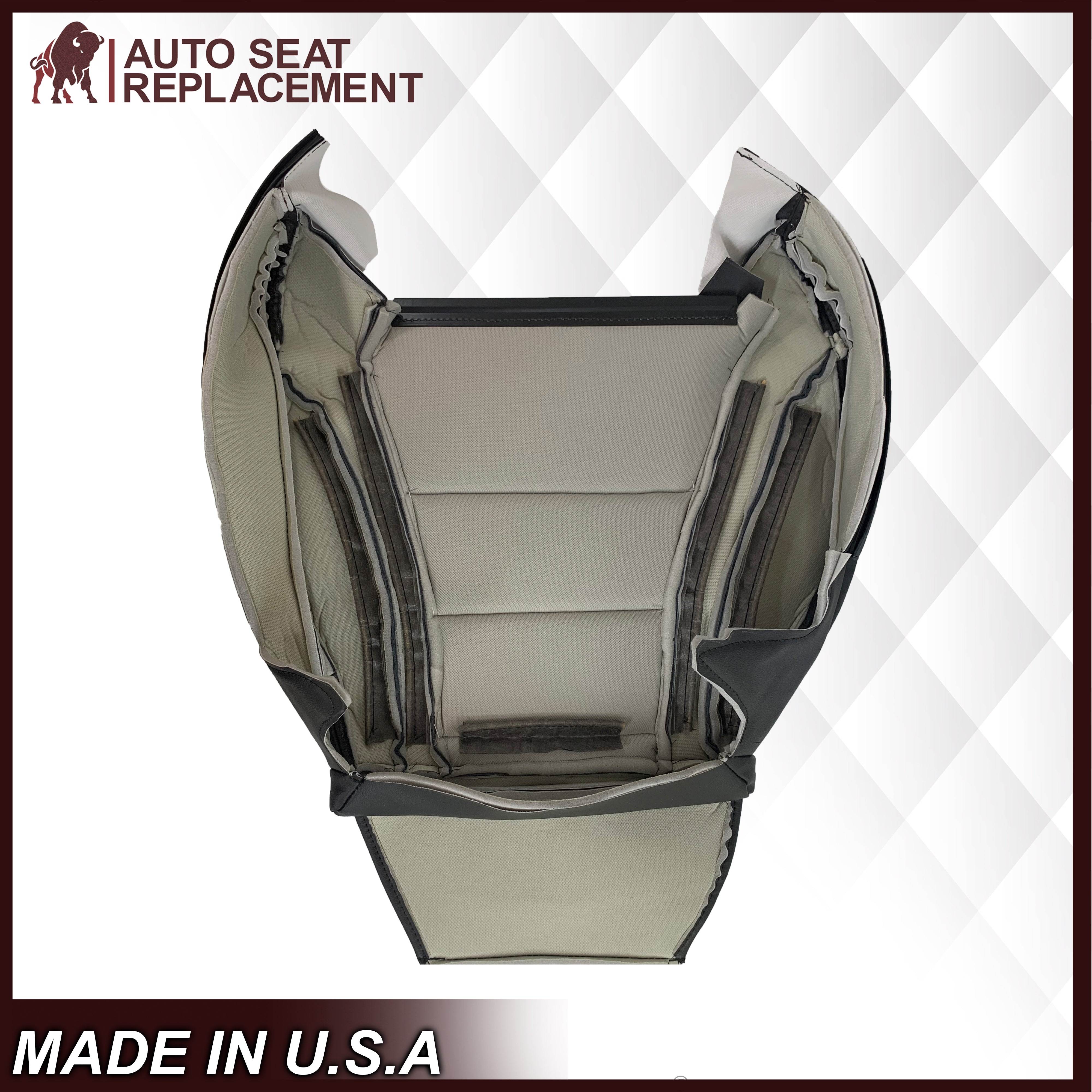 2022 Mercedes Benz GLC Class C250 C300 C350 Genuine Leather Seat Cover - Perforated Black for Driver & Passenger Side | Premium Car Interior Upgrade for Comfort & Style
